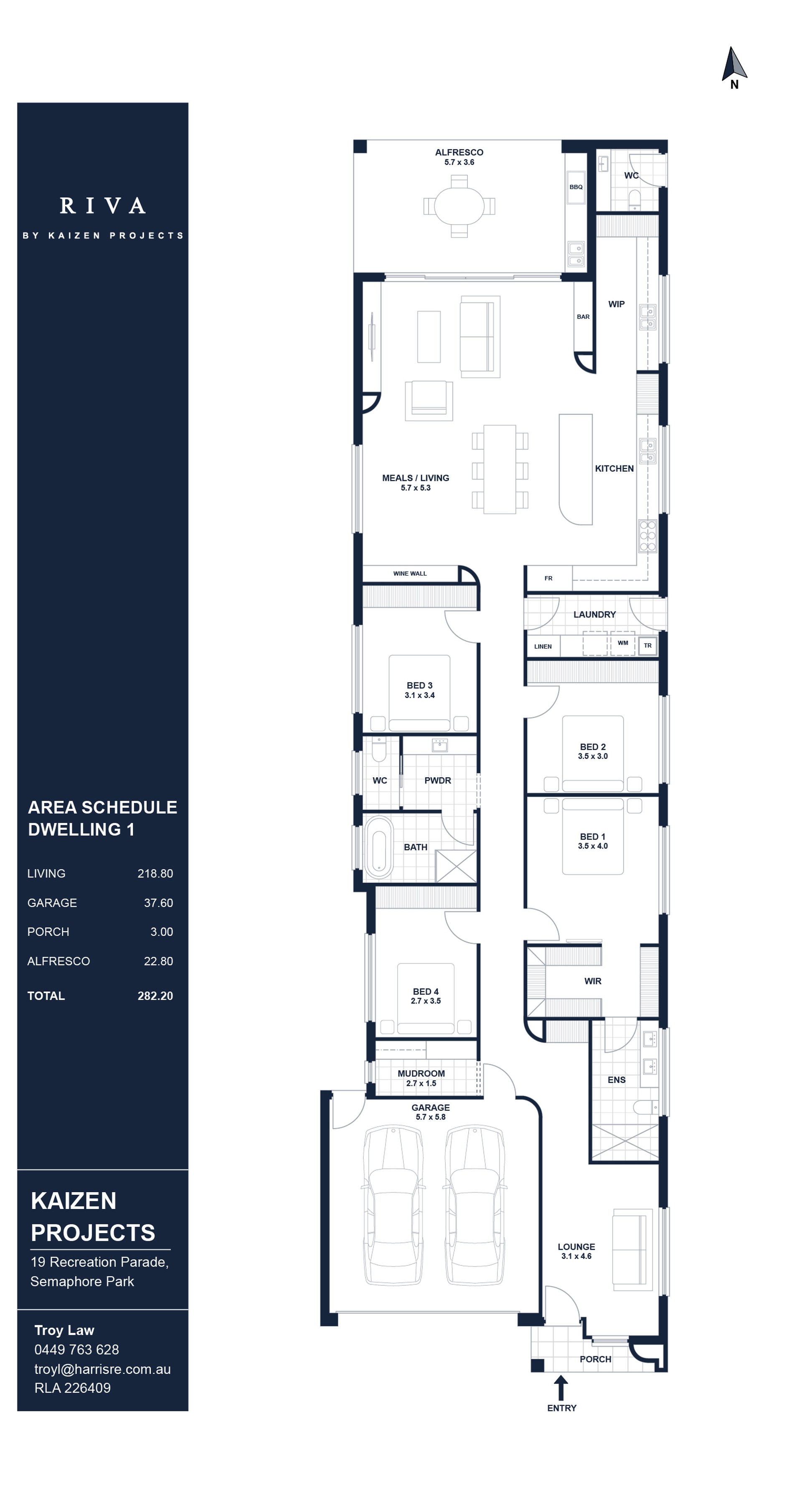 Dwelling 1 Floor Plan
